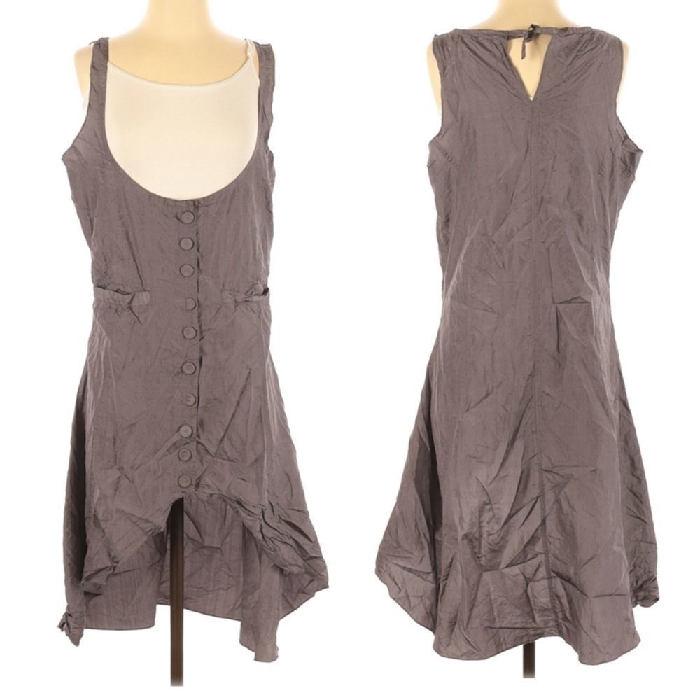 EWA I WALLA Silk Lagenlook Pinafore Dress S